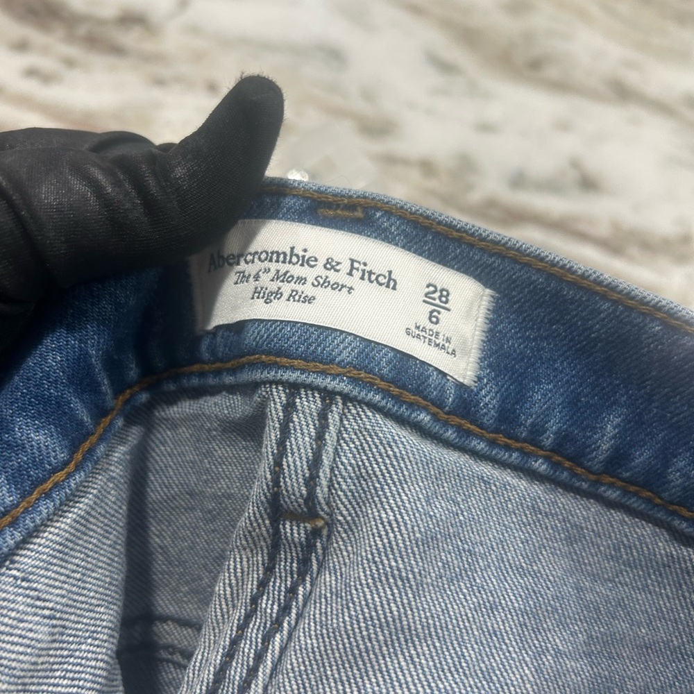 Abercrombie & Fitch High Waisted Mom Shorts Women’s Size 28 6 - Picture 5 of 7
